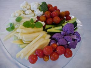 Grønnsaksfat til snacks