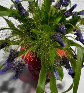 Perleblomster i bukett