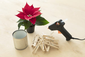 DIY kuvertblomsterpotte