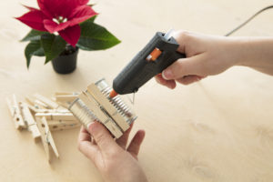 DIY kuvertblomsterpotte