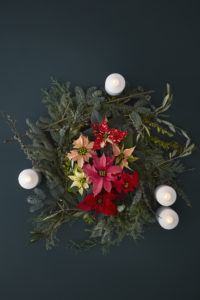 Frittstående adventskrans