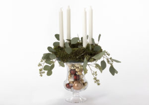 Adventsstake i vase, DIY
